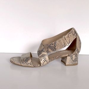 Naturalizer Adele Python Snakeskin Sandals